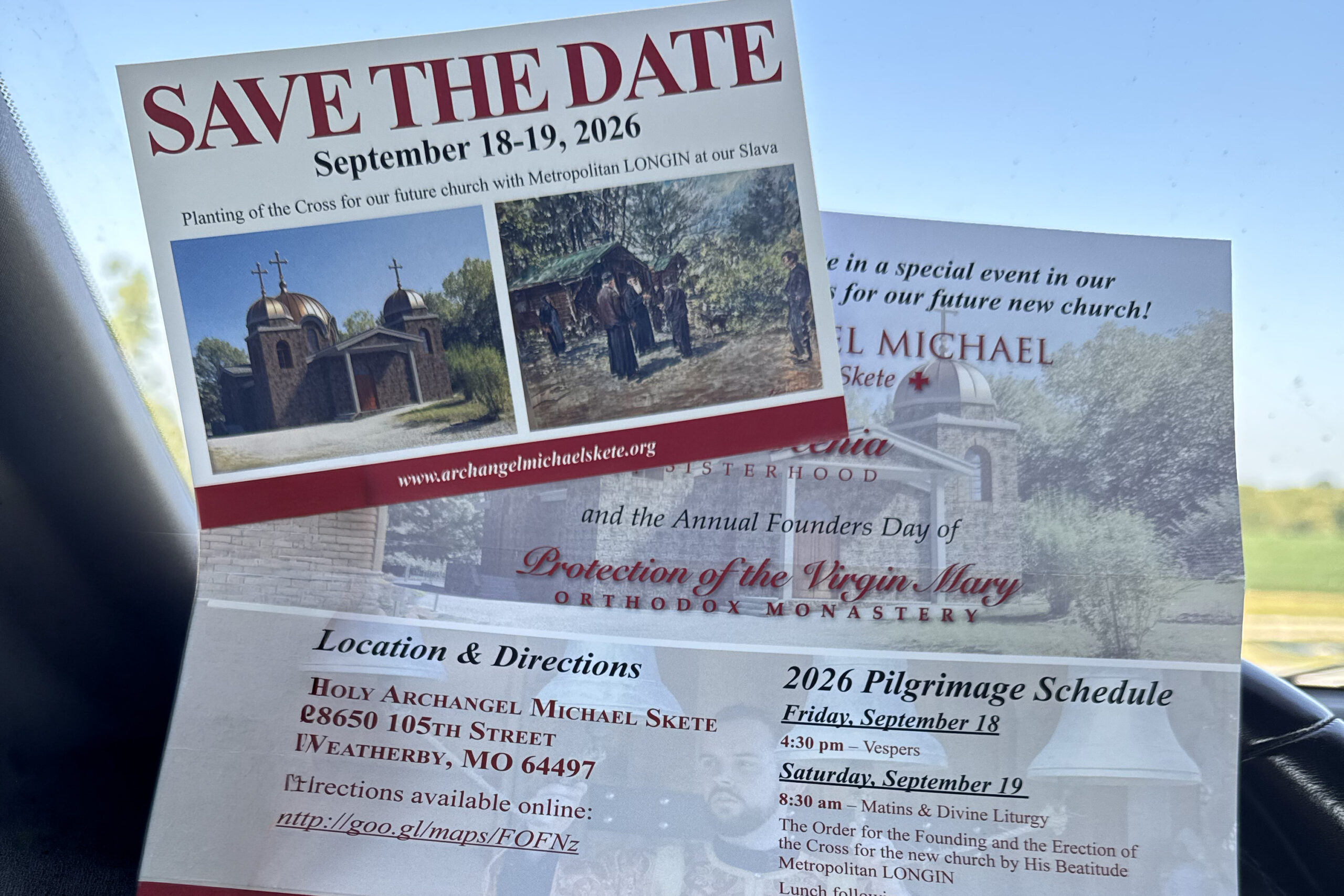 Save the Date: The Founding of a New Church